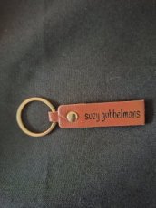 Lederen sleutelhanger